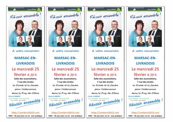 départementales 2015, canton d'Ambert