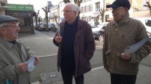 Edmond et Guy en première ligne : le message est délivré avec assurance !