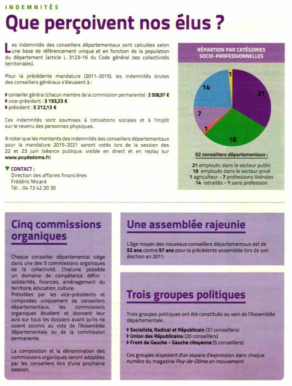 indemnités des conseillers départementaux