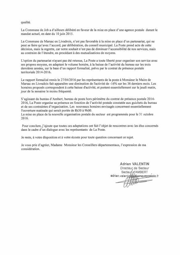 La Poste reponse (2)